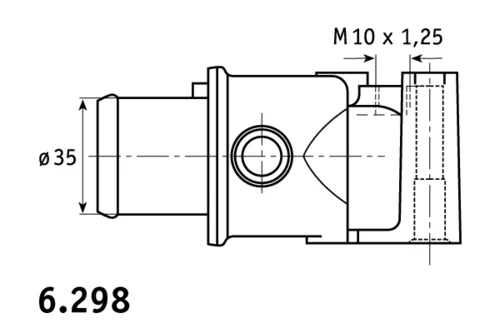 C.552.87 BEHR/HELLA/PAGID Термостат seat (фото 1)