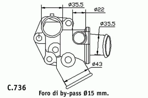 C.736.82 BEHR/HELLA/PAGID Термостат fiat (фото 1)