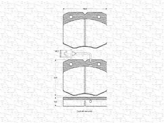 363702160235 MAGNETI MARELLI Тормозные колодки (фото 1)