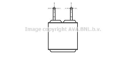 OL6114 AVA Теплообменник, отопление салона (фото 1)