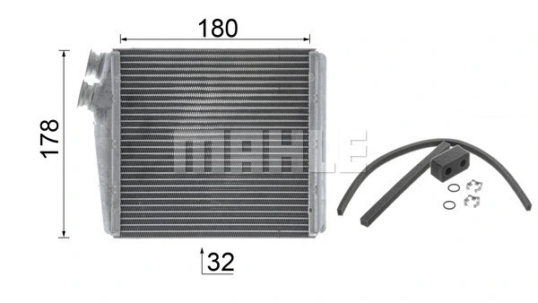 AH 192 000P KNECHT/MAHLE Теплообменник, отопление салона (фото 8)