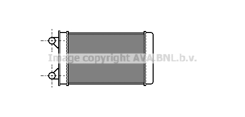 VN6117 PRASCO Теплообменник, отопление салона (фото 1)