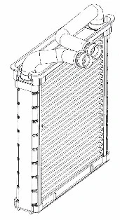 LRh 18N6 LUZAR Теплообменник, отопление салона (фото 1)