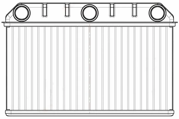 LRh 2693 LUZAR Теплообменник, отопление салона (фото 1)