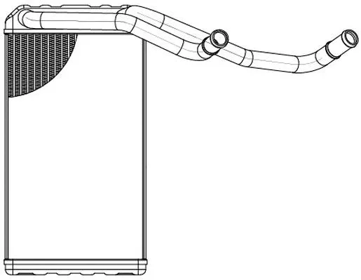 LRh 3001 LUZAR Теплообменник, отопление салона (фото 1)