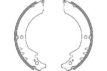 31443 GKN SPIDAN/LOEBRO Тормозные колодки (фото 1)