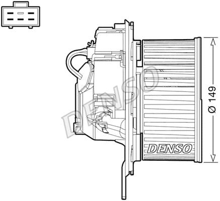 DEA32005 DENSO Вентилятор салона (фото 1)