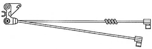 UAI125 BERAL Сигнализатор, износ тормозных колодок (фото 2)