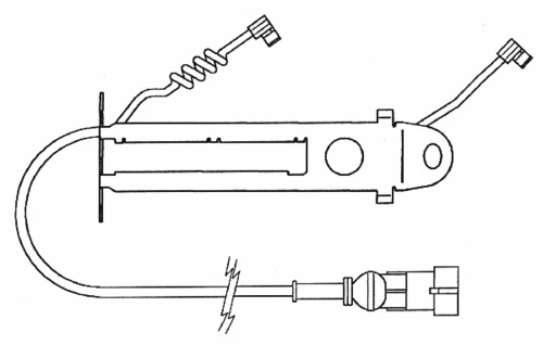 UAI126 BERAL Сигнализатор, износ тормозных колодок (фото 2)