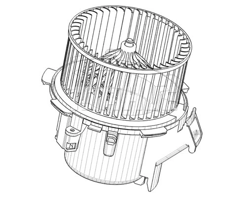 AB 41 000P KNECHT/MAHLE Вентилятор салона (фото 1)