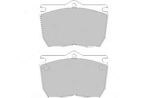 2901828004034754 BERAL Комплект тормозных колодок, дисковый тормоз (фото 2)