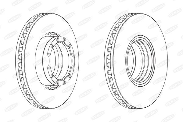 BCR251A BERAL Тормозной диск (фото 2)