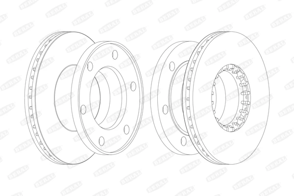 BCR174A BERAL Тормозной диск (фото 2)