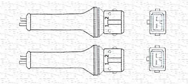 460000201010 MAGNETI MARELLI Лямбда-зонд (фото 1)