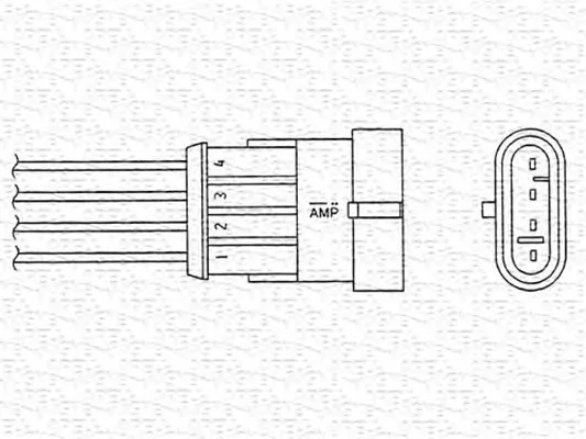 460000223010 MAGNETI MARELLI Лямбда-зонд (фото 1)
