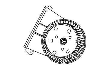 351831 WXQP Вентилятор салона (фото 1)