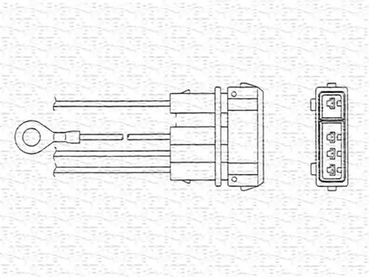 460001850010 MAGNETI MARELLI Лямбда-зонд (фото 1)