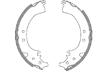 31481 GKN SPIDAN/LOEBRO Тормозные колодки (фото 1)