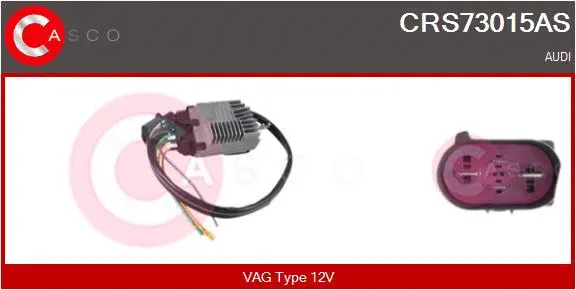 CRS73015AS CASCO Дополнительный резистор, электромотор - вентилятор радиатора (фото 1)