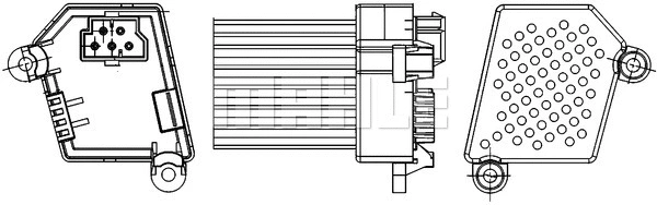 ABR 33 000S KNECHT/MAHLE Регулятор, вентилятор салона (фото 1)