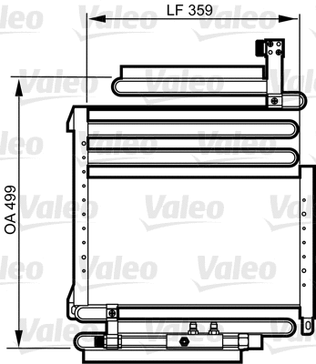 814288 VALEO Конденсатор, кондиционер (фото 1)