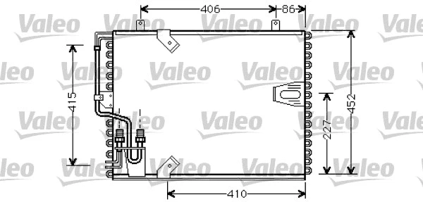 816874 VALEO Конденсатор, кондиционер (фото 1)