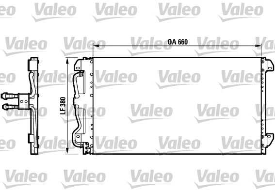 816991 VALEO Конденсатор, кондиционер (фото 1)