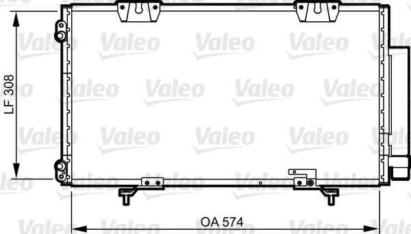 817802 VALEO Конденсатор, кондиционер (фото 1)