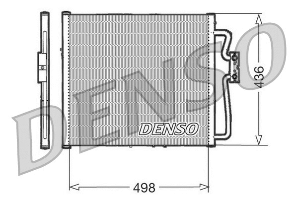 DCN05019 DENSO Конденсатор, кондиционер (фото 1)