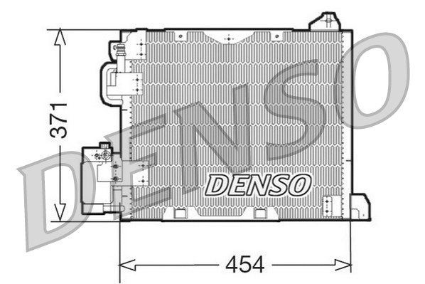 DCN20006 DENSO Конденсатор, кондиционер (фото 1)