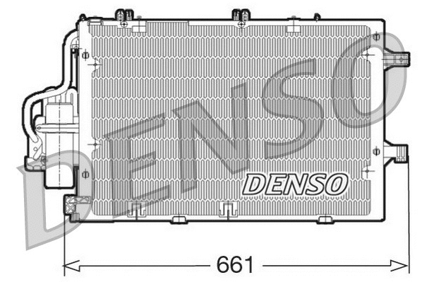 DCN20015 DENSO Конденсатор, кондиционер (фото 1)