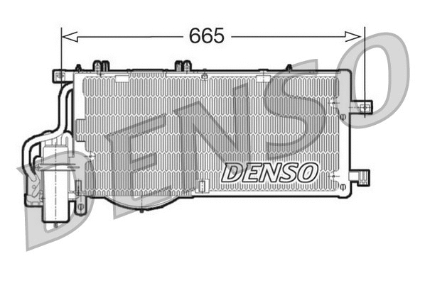 DCN20016 DENSO Конденсатор, кондиционер (фото 1)