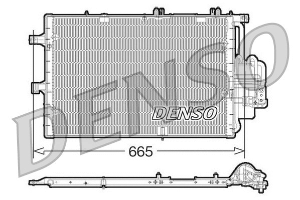 DCN20017 DENSO Конденсатор, кондиционер (фото 1)