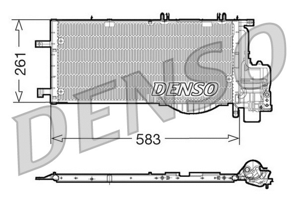 DCN20022 DENSO Конденсатор, кондиционер (фото 1)