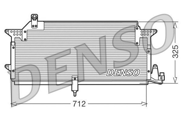 DCN32005 DENSO Конденсатор, кондиционер (фото 1)