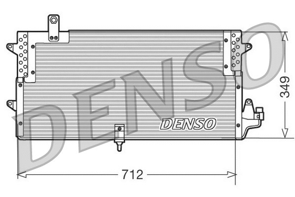 DCN32006 DENSO Конденсатор, кондиционер (фото 1)