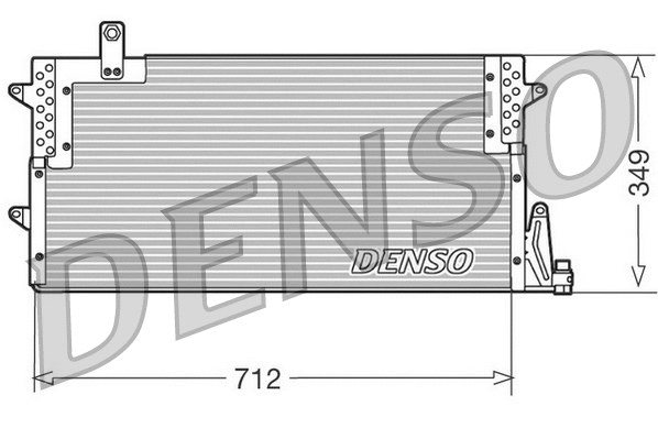 DCN32007 DENSO Конденсатор, кондиционер (фото 1)