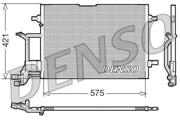 DCN32016 DENSO Конденсатор, кондиционер (фото 1)