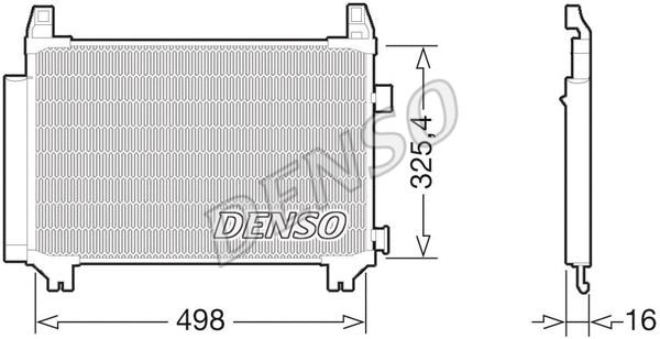 DCN50029 DENSO Конденсатор, кондиционер (фото 1)