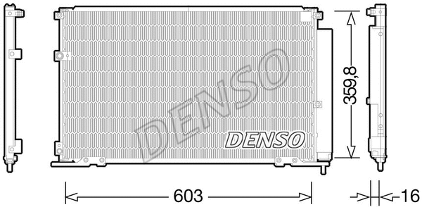 DCN50047 DENSO Конденсатор, кондиционер (фото 1)