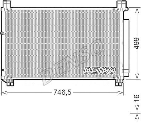 DCN50131 DENSO Конденсатор, кондиционер (фото 1)