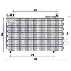 TSP0225020 DELPHI Конденсатор, кондиционер (фото 1)