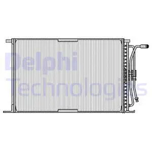 TSP0225026 DELPHI Конденсатор, кондиционер (фото 1)