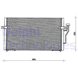 TSP0225085 DELPHI Конденсатор, кондиционер (фото 1)