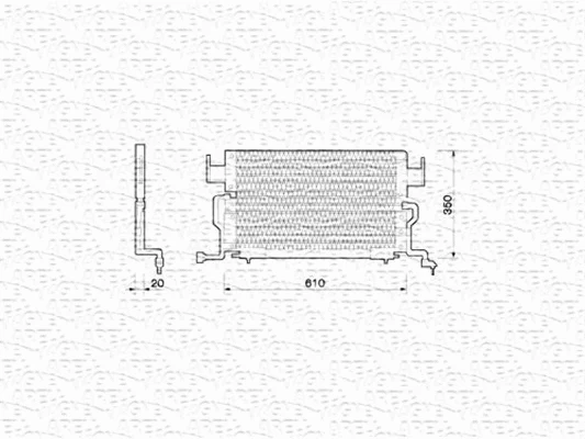 350203204000 MAGNETI MARELLI Конденсатор, кондиционер (фото 1)