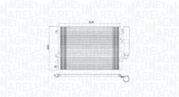 350203893000 MAGNETI MARELLI Конденсатор, кондиционер (фото 1)