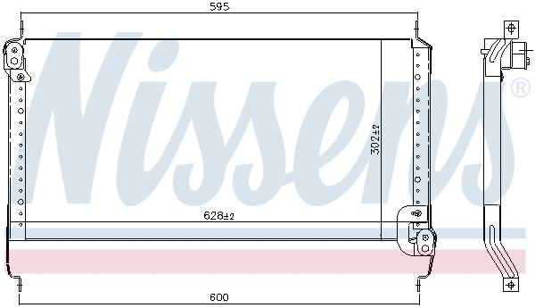 94195 NISSENS Конденсатор, кондиционер (фото 5)