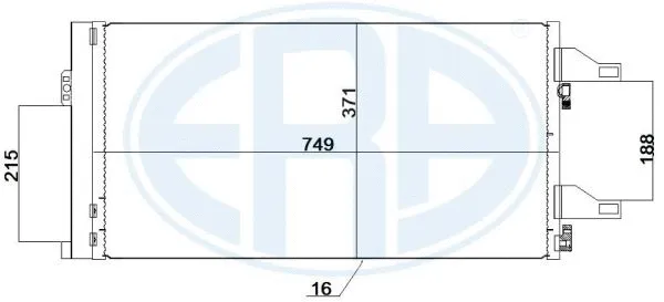 667247 ERA Конденсатор, кондиционер (фото 1)