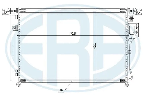 667267 ERA Конденсатор, кондиционер (фото 1)