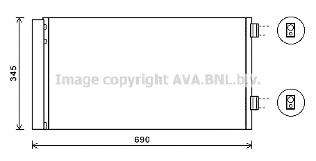 BW5414D AVA Конденсатор, кондиционер (фото 1)